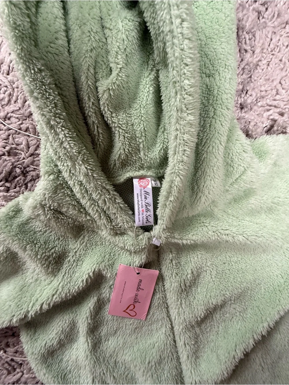 MiaBelle Kids' Mint Green Labubu Costume